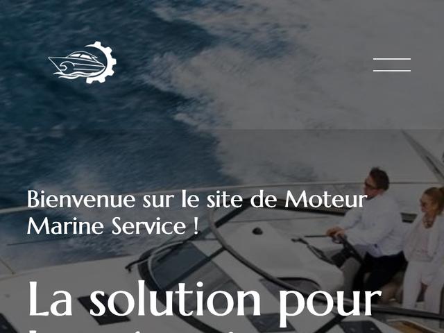 Page d'accueil de Moteur Marine Service