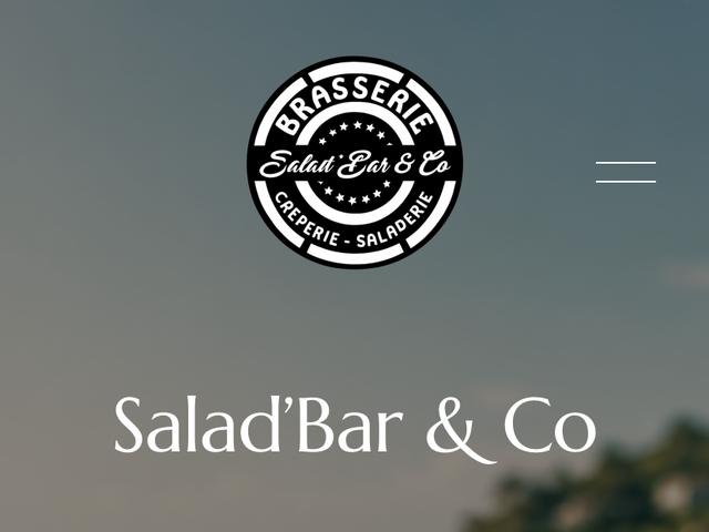 Page d'accueil de Salad'Bar & Co